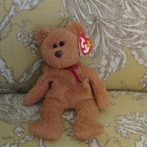 TY curly 4th generation beanie baby